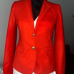 J. Crew Fiery Red Women's Blazer